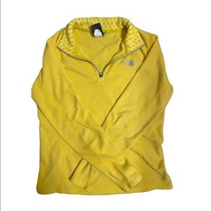 Yellow The North Face Fleece Pullover